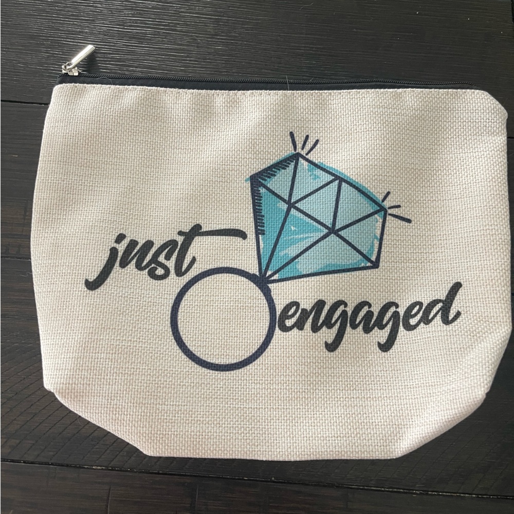 Just engaged travel pouch
